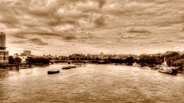 Londres Vista desde el puente Blackfriars —  Fotos de Stock