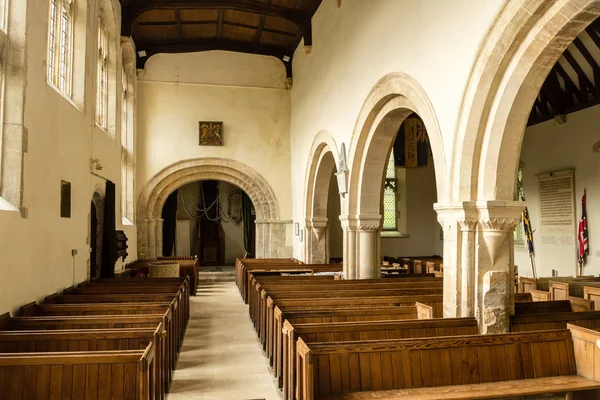 Iglesia de St Andrews Vista de la Nave Desde el Altar B — Foto de Stock