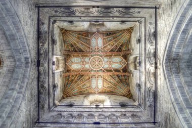 St Davids katedral kule tavan Hdr