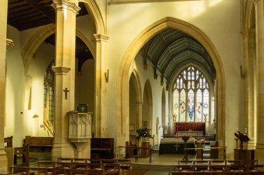 SS Peter ve Paul parish Kilisesi NEF B Northleach İngiltere