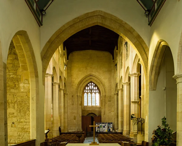 Eglise paroissiale SS Peter et Paul Vue de la nef depuis l'autel Northleach — Photo