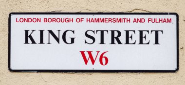King Street W6 London Borough Hammersmith ve Fulham