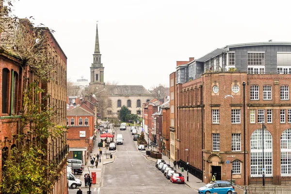 View over Ludgate Hill with St Paul Church in background — Stock Photo, Image