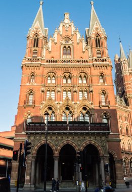 St Pancras Renaissance Hotel Londra'nın Kuzey cephe