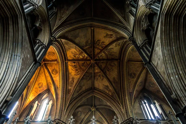 Techo del presbiterio en la catedral de Worcester —  Fotos de Stock