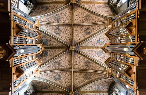 Χορωδία οροφή στον καθεδρικό ναό του Worcester — Φωτογραφία Αρχείου
