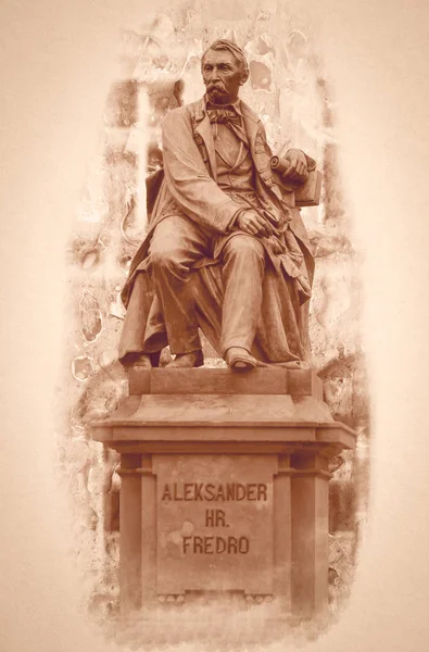 Statue Aleksander Fredro Beaux-arts — Photo