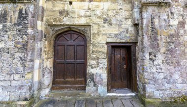 Kuzey cephe Romsey Abbey kapılar