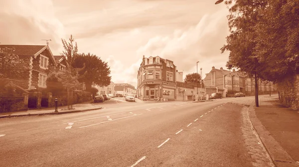 Redland yol E Bristol İngiltere bakıyor — Stok fotoğraf