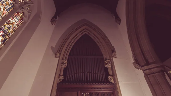 Santa Trinità Stapleton Organo basso angolo — Foto Stock