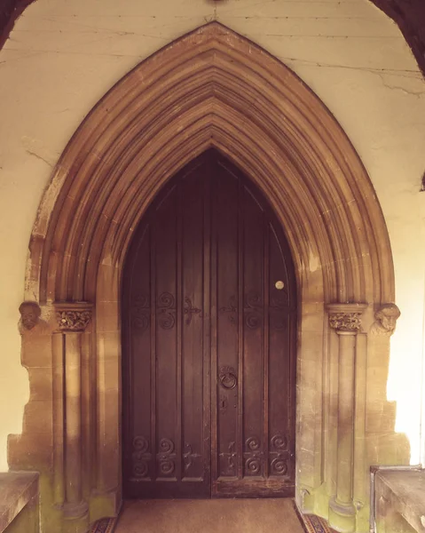 Heilige Drievuldigheid Stapleton veranda Doorway — Stockfoto