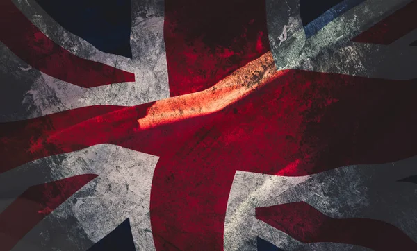 Union Jack Fine Art, αφηρημένα όραμα της σημαίας της Μεγάλης Βρετανίας — Φωτογραφία Αρχείου