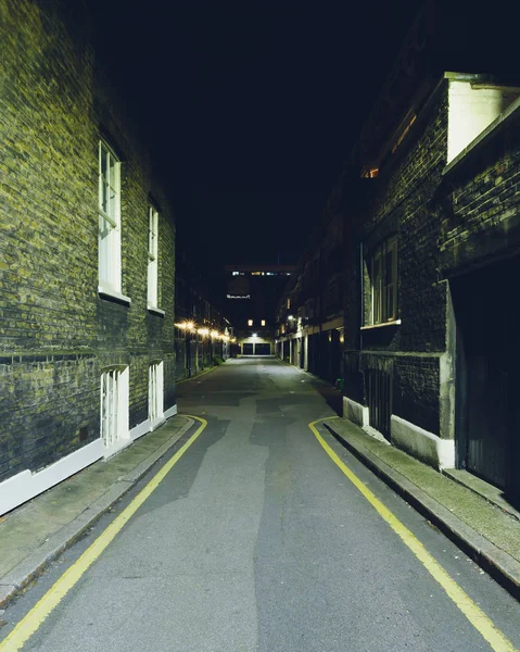 Londen Gower Mews door nacht A — Stockfoto