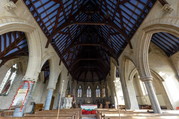 Aziz Thomas Kilisesi NEF tavan — Stok fotoğraf