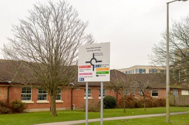 Southmead Hospital Road yön işareti A