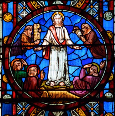 D, büyük Doğu penceresinde Lincoln Cathedral kapatın