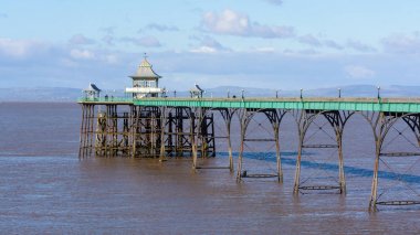 Clevedon Pier kışın