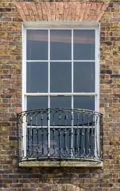 Vintage kanat pencere demir Balkonlu