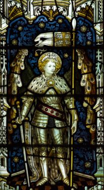 Tüm azizler Kilisesi vitray Batı yakın B