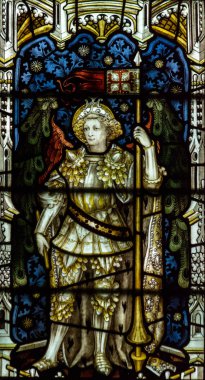 Tüm azizler Kilisesi vitray Batı yakın E kadar