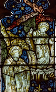 Tüm azizler Kilisesi vitray Doğu pencere yakın A