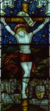 Tüm azizler Kilisesi vitray Bayan Şapel yakın D