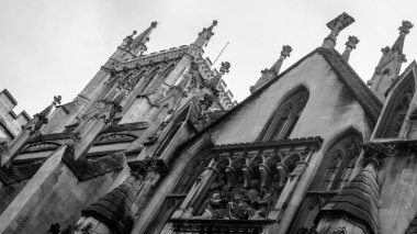 Kuzey cephe Bristol katedral BW