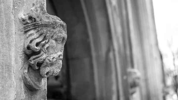 Cabeza de Corbel en la Iglesia de San Juan en Bristol A — Foto de Stock