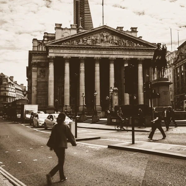 Şehir hayatı Londra sokaklarında — Stok fotoğraf
