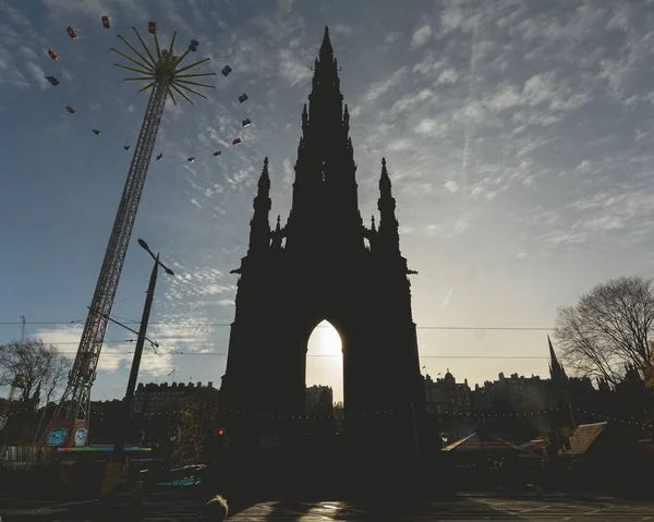 Monumento Scott a Edimburgo Scozia — Foto Stock