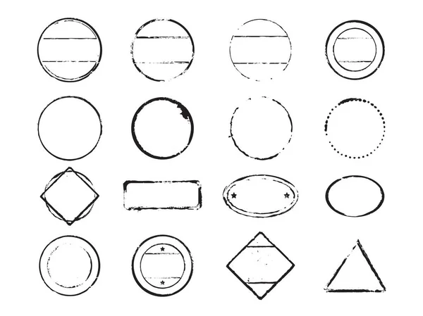 Série de timbres vectoriels — Image vectorielle