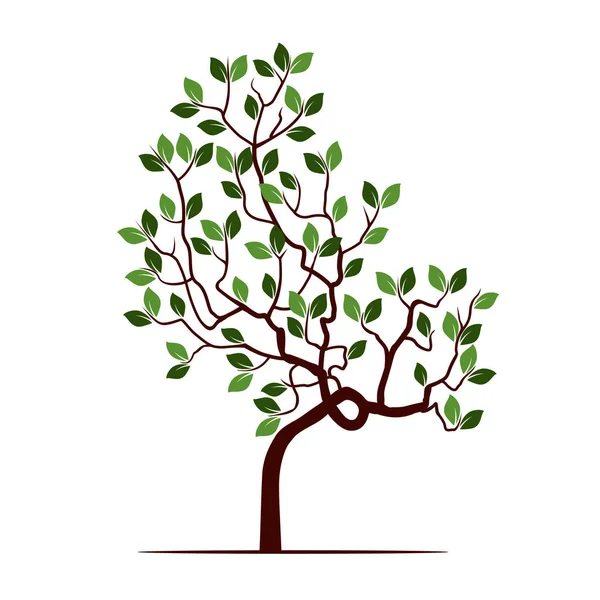 Drzewo kolor z liści. Ilustracja wektorowa. — Wektor stockowy