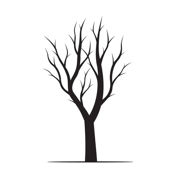 Чорне дерево. Векторні ілюстрації . — стоковий вектор