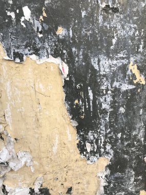 Kırık kağıt duvar üzerinde. Grafik öğeleri ve arka plan.