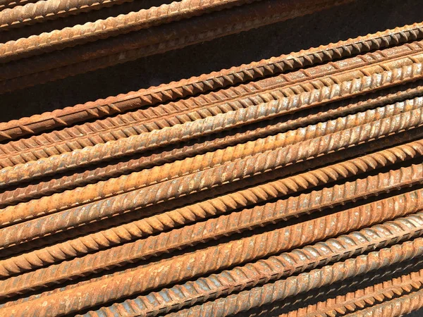 Rusty texture of iron and construction elements. — Stock Photo, Image