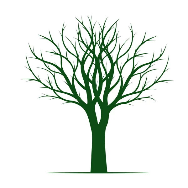 Árbol de primavera. Ilustración vectorial . — Vector de stock