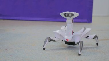 Futuristic robot spider clipart