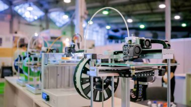 3D yazıcı teknolojisi kavramı