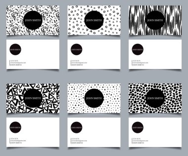 soyut desenler kartları seti