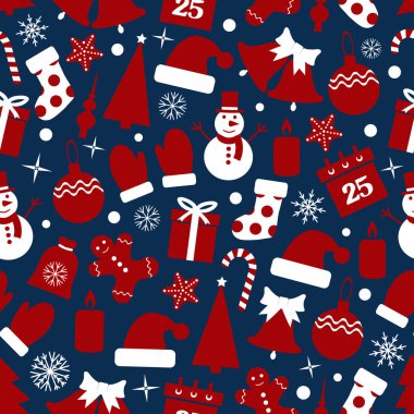 Kış simgeler sorunsuz