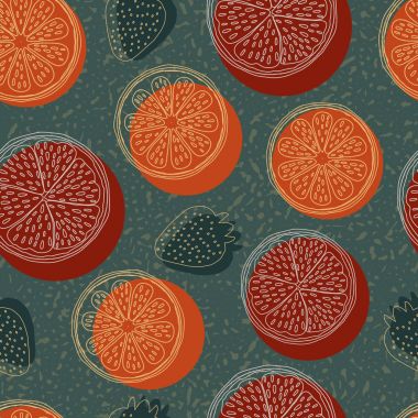 limon portakal ile Seamless Modeli