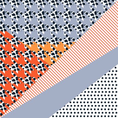 memphis arka plan geometrik şekiller
