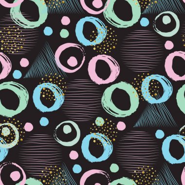 Soyut geometrik dikişsiz desen