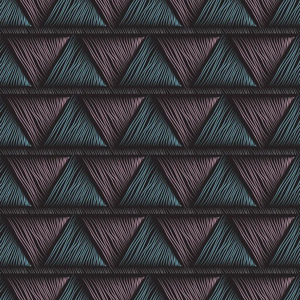 Triangles géométriques abstraits sans couture — Image vectorielle