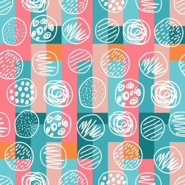 soyut desen daireler