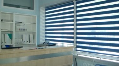 Modern boş hastane Resepsiyon ofis