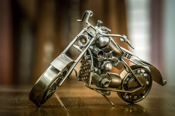 Dekoratif tablo için model motosiklet
