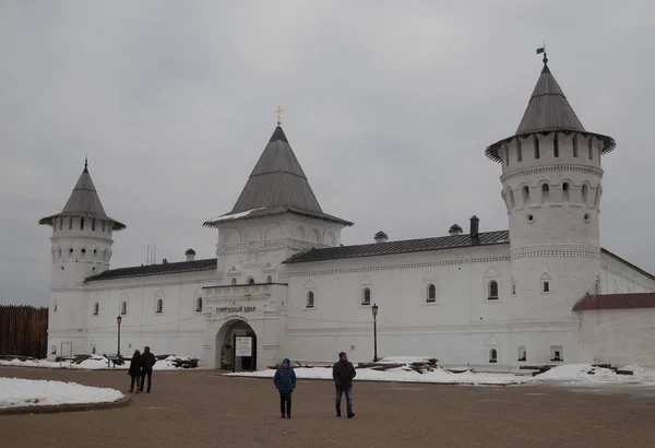 Manzara ve mimari Tobolsk Kremlin kış içinde. Rusya