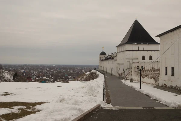 Landschap Architectuur Het Tobolsk Kremlin Winter Rusland — Stockfoto