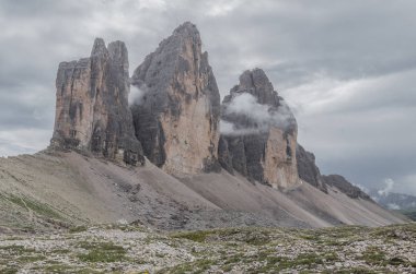Dolomites Alpler, dağ, yaz, İtalya
